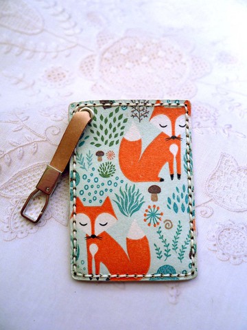 狐狸悠遊卡套/車票夾/卡片夾