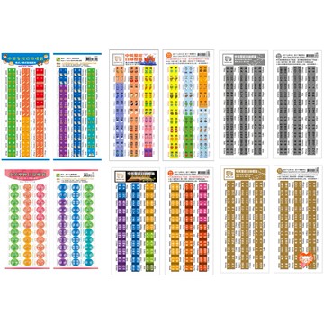 【🐑百羊書房】中英對照聖經索引貼紙 (新舊約、雙面索引) 中英對照、清晰大字、平價又耐用、防水，撕不破~