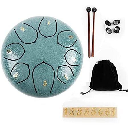 Steel Tongue Drum 6inch Tongue Drum for Kids Preschool Activities Drum Instrument Steel Tongue Drum