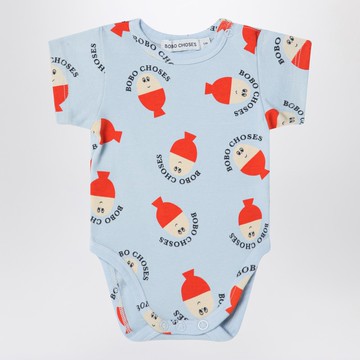 Light blue Morning Egg bodysuit
