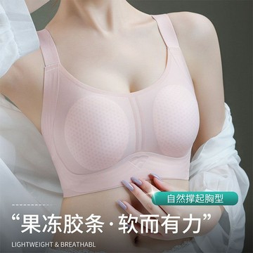 【三件裝】女生涼感大碼內衣 兔耳杯大胸顯小內衣 防凸點全罩杯內衣 加寬側比 收副乳 無鋼圈 調整型內衣 無痕美背內衣