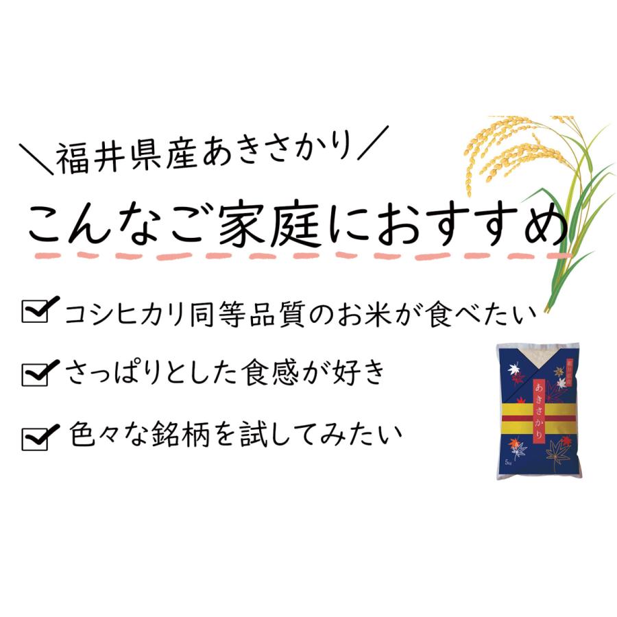 新米 米 あきさかり 5kg 福井県産 白米 令和5年産 送料無料