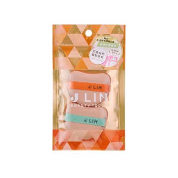 【J-LIN】 完美服貼3D澎潤粉底撲2入