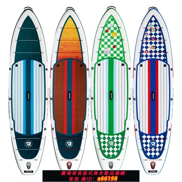 【台灣公司 可開發票】IROCKER雙人槳板沖浪站立式SUP充氣漿板加厚劃水板軟板浮板