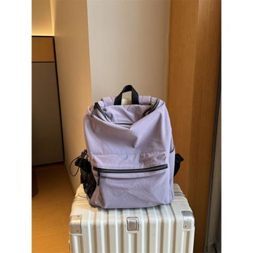 (免運)蘇小槿大容量雙肩包韓系極簡風旅行兩用背包輕便書包通勤包托特包