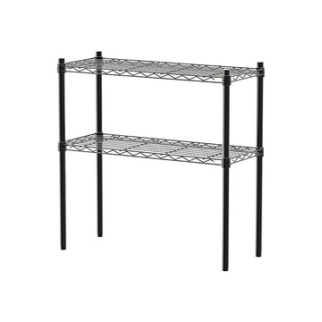dayneeds 輕型 76x30x75cm二層烤漆波浪收納鐵架