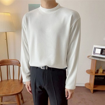 【衣衫倉庫】 發熱衣 微高領  圓領 大學T  薄長袖 長袖  小高領 內搭