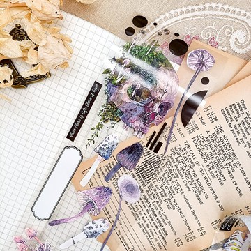 NO.116 迷幻香菇 Psychedelic Mushroom  / 紙膠帶 Masking Tape