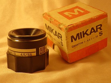 波蘭製造 35 毫米膠卷格式擴大機 M42 安裝鏡頭 F4.5 55 毫米