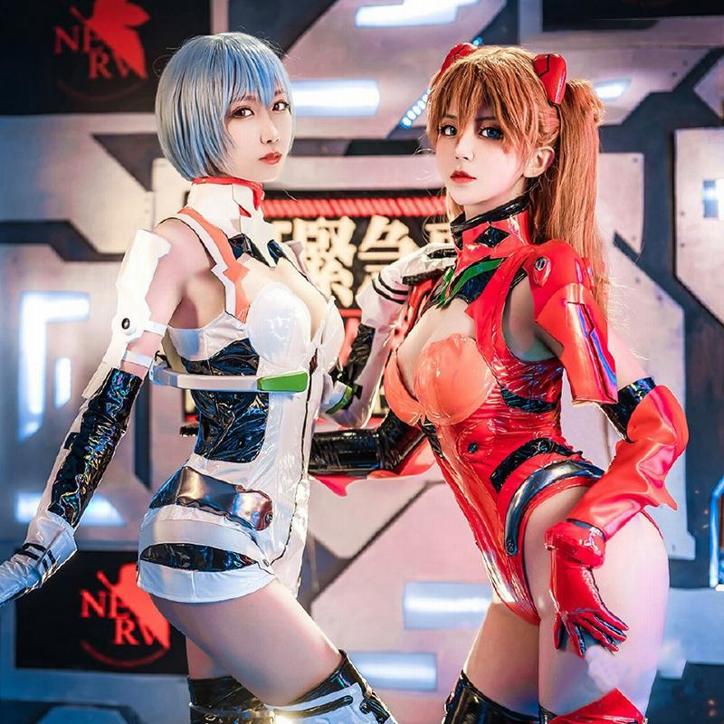 EVA エヴァンゲリオン アスカ・ラングレー 戦闘服 コスプレ - コスプレ衣装