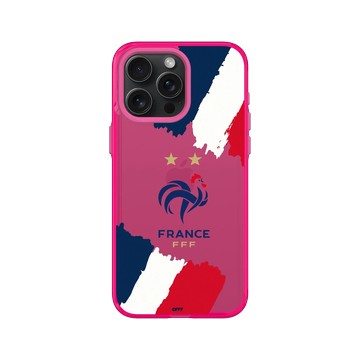 iPhone 15 Pro Max Clear 粉漾桃 - FFF - Logo - Flag