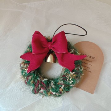 聖誕花圈 聖誕掛飾 聖誕禮物 聖誕裝飾 交換禮物 蝴蝶結