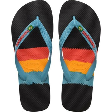 havaianas 哈瓦士 巴西人字拖 男款 Brasil tech 國旗塗鴉 涼鞋 拖鞋 夾腳拖 海灘鞋【南風百貨】