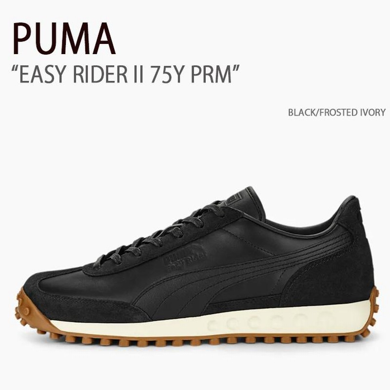 PUMA プーマ スニーカー EASY RIDER II 75Y PRM PURE BLACK FROSTED IVORY イージーライダーII  75Y PRM シューズ メンズ 男性用 393315-01 | LINEブランドカタログ