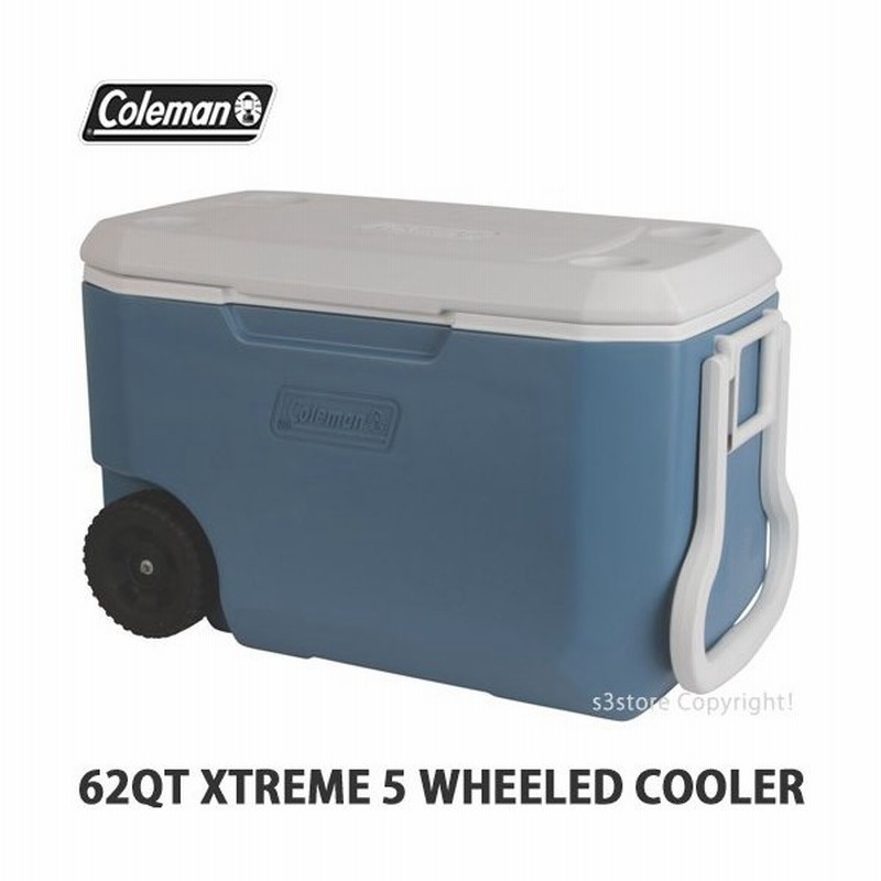 コールマン 62qt エクストリーム 5 ウィール クーラーボックス Coleman 62qt Xtreme 5 Wheeled Cooler アウトドア クーラー ホイール カラー Blue サイズ 60l 通販 Lineポイント最大0 5 Get Lineショッピング