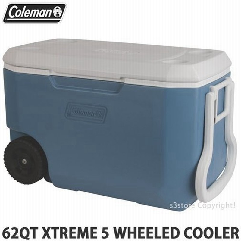 コールマン 62qt エクストリーム 5 ウィール クーラーボックス Coleman 62qt Xtreme 5 Wheeled Cooler アウトドア クーラー ホイール カラー Blue サイズ 60l 通販 Lineポイント最大0 5 Get Lineショッピング