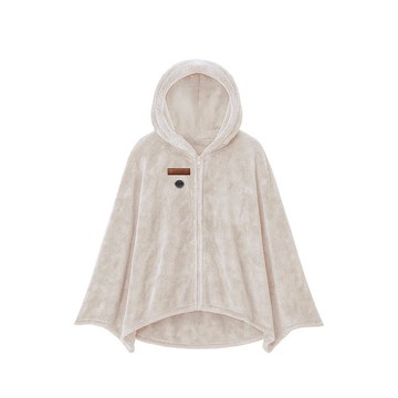 【igrass outdoor】加熱披肩毛毯-晨霧杏