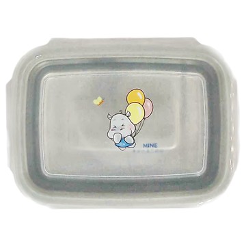 MINE 唐榮不銹鋼 兒童抗菌嬰幼兒餐盒  粉色  1盒