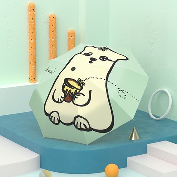 可愛全自動折疊雨傘女晴雨兩用太陽傘結實防曬防紫外線遮陽傘學生