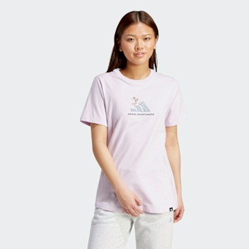 adidas 愛迪達 短袖上衣 女 亞規 W C DDL SURF T 粉 JX5328