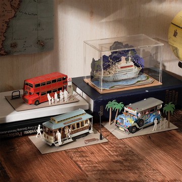 紙模型【旅遊 DIY材料包】倫敦 舊金山 菲律賓 | 紙風景