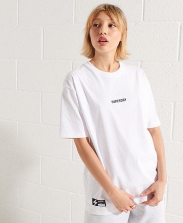 Superdry Women's Women's Code Micro T-Shirt White / Optic - Size: 8 Size: 4