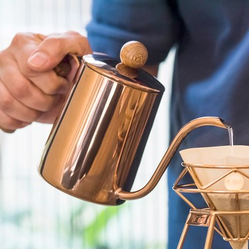 AIDIO｜鈦金木手沖壺(600ml)