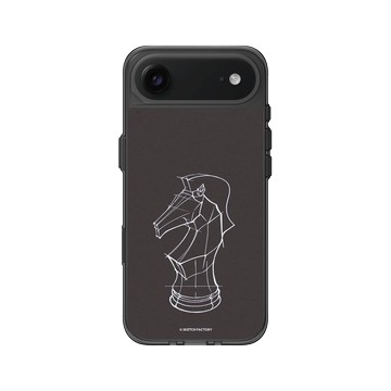 iPhone Air Clear (相機按鈕) 酷墨灰 - Sketch Factory - 西洋棋