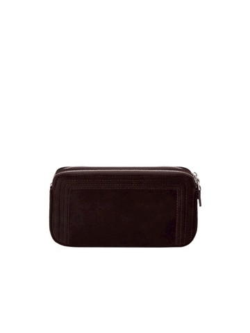 【BLANK SPACE】Rae 麂皮鍊條斜挎包(咖色)