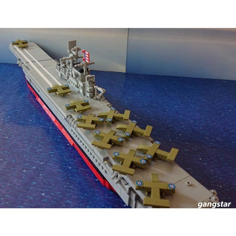 レゴ LEGO ブロック 互換 船 戦艦 空母 アメリカ軍 航空母艦ホーネット(日本空襲時) ミリタリーブロック模型 国内より発送 |  LINEブランドカタログ