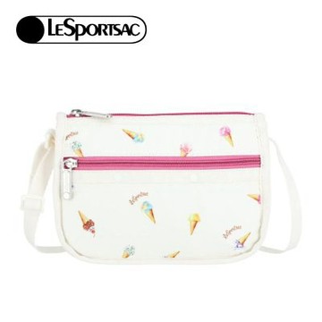Lesportsac Classic Mini Hobo 時尚迷你小型斜背包 側背包 小廢包 手機包 女包 七夕浪漫購 送禮 禮物 推薦-繽紛冰淇淋