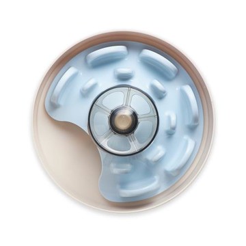 PetDreamHouse 旋轉益智慢食碗-UFO迷宮-藍 (寵物碗 藏食碗 嗅聞碗)