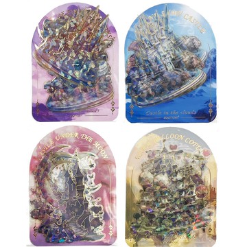 早沫雲中城堡貼紙包 (款式隨機出貨)