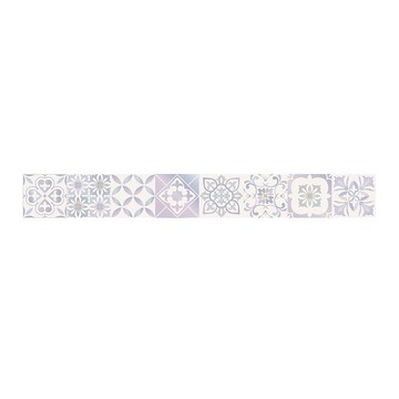 裝飾壁貼/玻璃貼 英倫家居 西班牙花磚貼 BR款 160x20cm 磁磚貼紙 花磚壁貼 多彩圖案