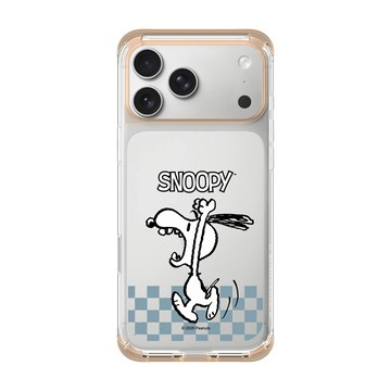 iPhone 17 Pro Max ClearX 暖透橘 - 史努比 Snoopy - 吶喊