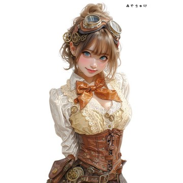 【5 月新品 5】07-124-0095 人物貼紙 蒸汽龐克風格