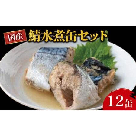 ふるさと納税 国産鯖水煮12缶セット サバ水煮缶詰 缶詰 さば水煮缶詰 鯖缶詰 国産缶詰 国産鯖缶詰 さばおつまみ缶詰 さばつまみ缶詰 さば夕食缶.. 千葉県銚子市