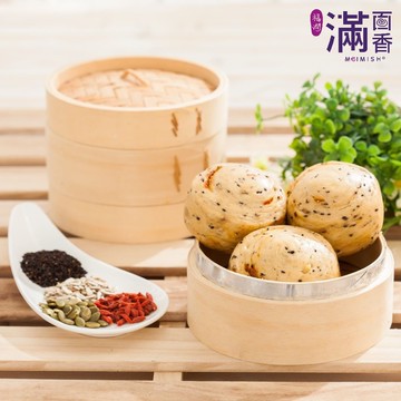 [滿面香] 五穀全稞麥(無糖)饅頭