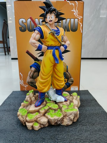 新品優惠！！！七龍珠夢幻孫悟空GK手辦站姿賽亞人擺件模型雕像生日禮物