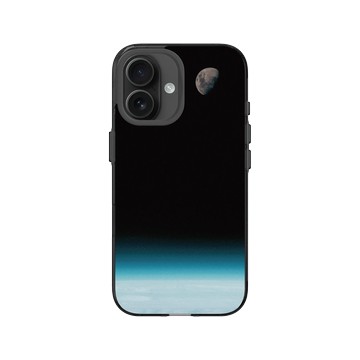 iPhone 16 Clear (相機按鈕) 酷墨灰 - NASA - 凸月