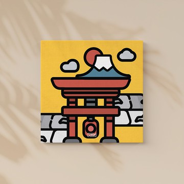 【無框畫】鳥居 | 家居生活、掛畫、生日禮物、佈置、富士山