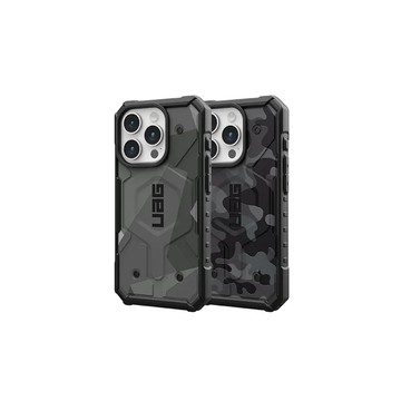 【UAG】iPhone 15 ProMax 磁吸式迷彩耐衝擊保護殼（按鍵式）