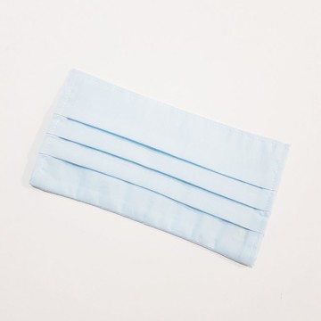 【素色-淺藍】 棉質口罩套 成人 透氣薄棉布 20天出貨 可寄國外