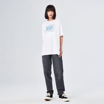 Lee 女款 411 高腰舒適小直筒牛仔褲 10.6oz 寬鬆版 | Urban Riders