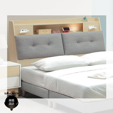 【顛覆設計】微羅貓抓皮靠枕床頭箱(雙人5尺)