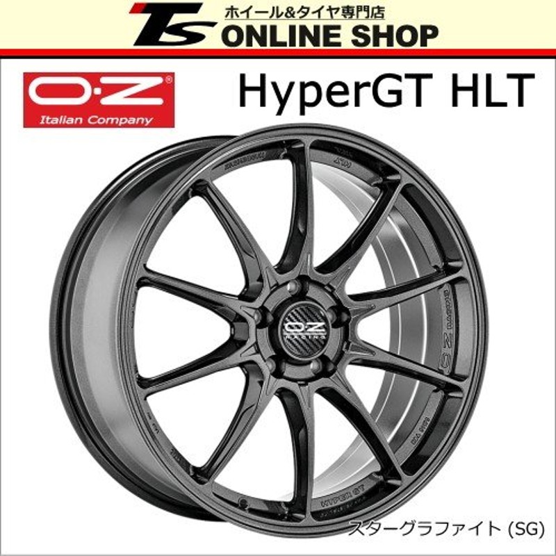 OZ RACING HyperGT HLT 7.5J-18インチ (41) 5H/PCD112 SG ホイール4本