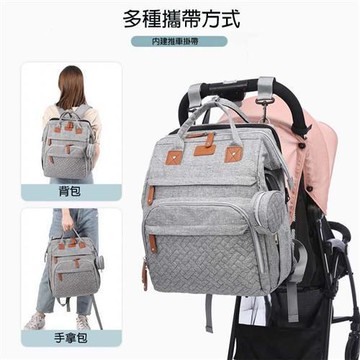 【米蘭精品】現貨+預購 多功能媽媽包後背包防水包收納包待產包隨身大容量育兒包-大容量女包包6色74me3