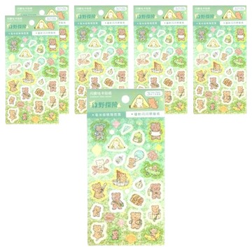 CARD LOVER 信的戀人 裝飾貼紙 3張  綠野探險  2組