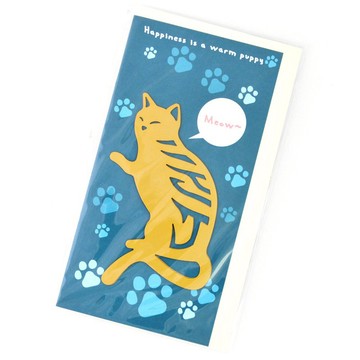 Desk+1 美國短毛貓書籤 附卡片信封