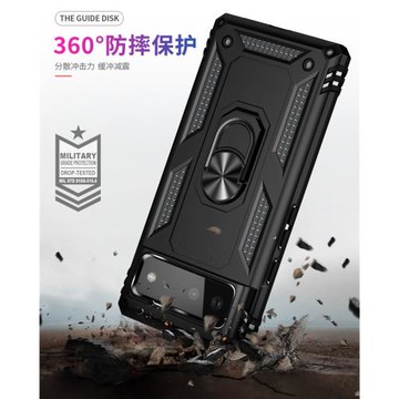 適用谷歌pixel6手機殼全包防摔谷歌pixel保護手機套Google6Pro磨砂硬殼帶磁吸支架pixel6潮牌男女款por指環外